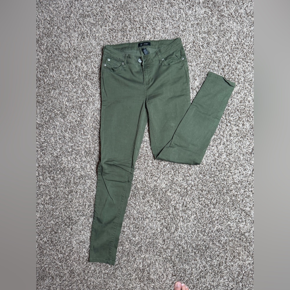 Green Skinny Jeans